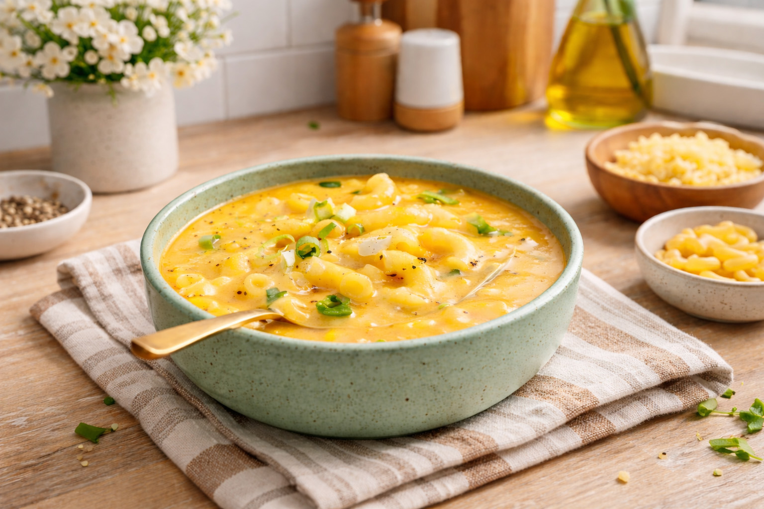 macaroni cheese soup