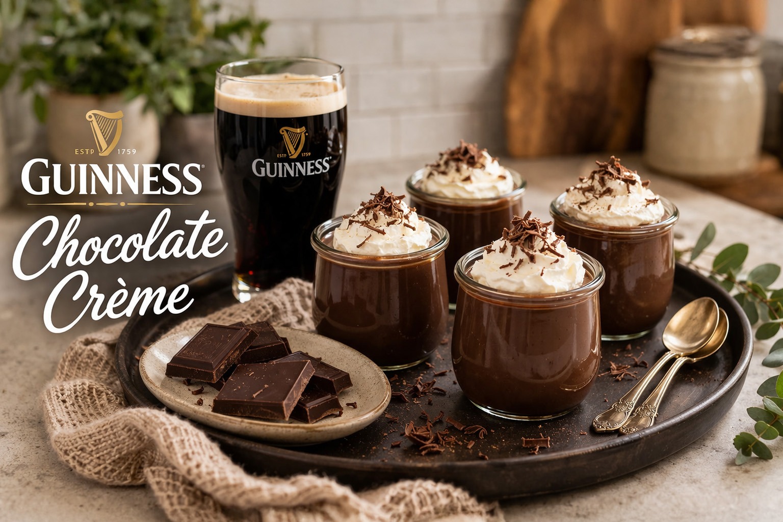 Decadent Guinness Chocolate Créme -
