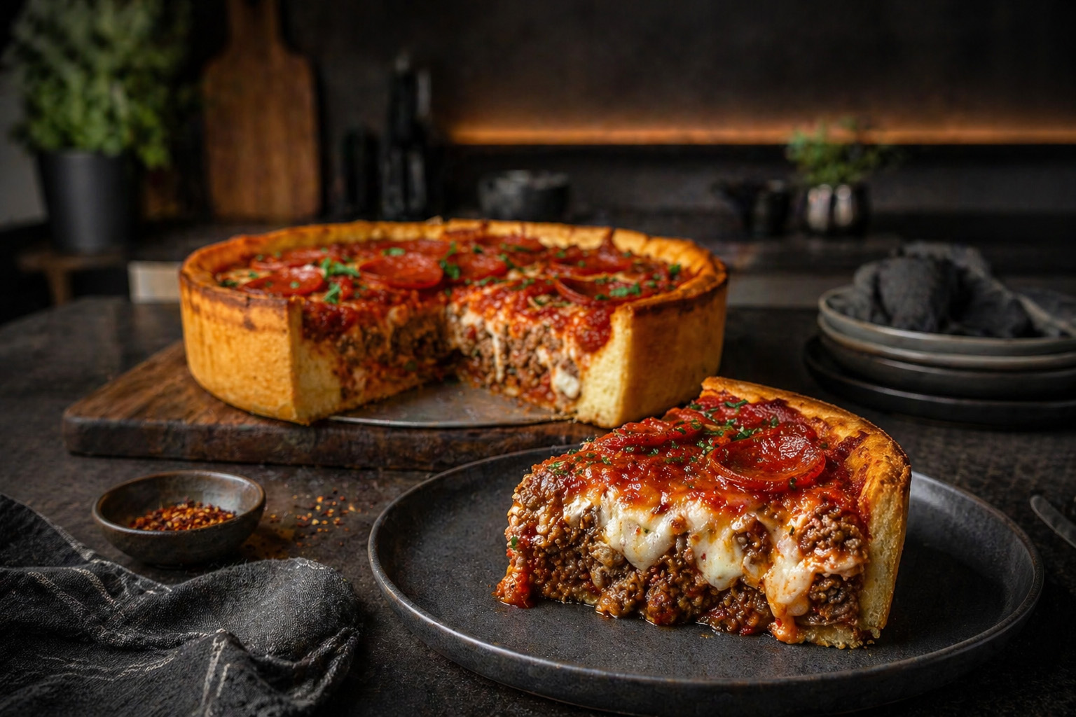 The Grand Chicago Deep-Dish Experience The Grand Chicago Deep-Dish Experience