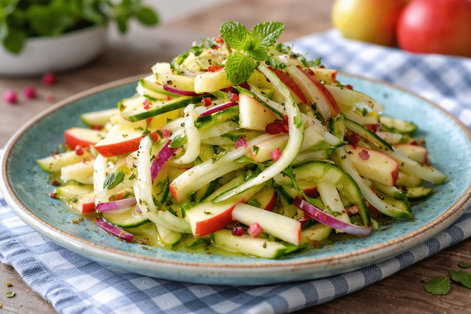 Fresh-apple-and-cucumber-salad