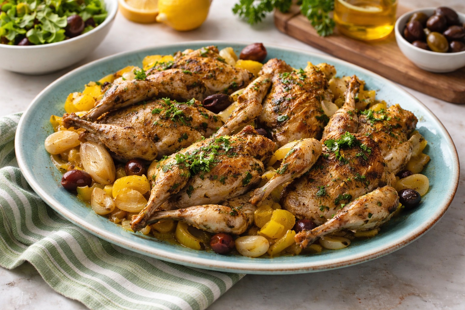 Quail-in-a-Delicate-Greek-Herb-Braise