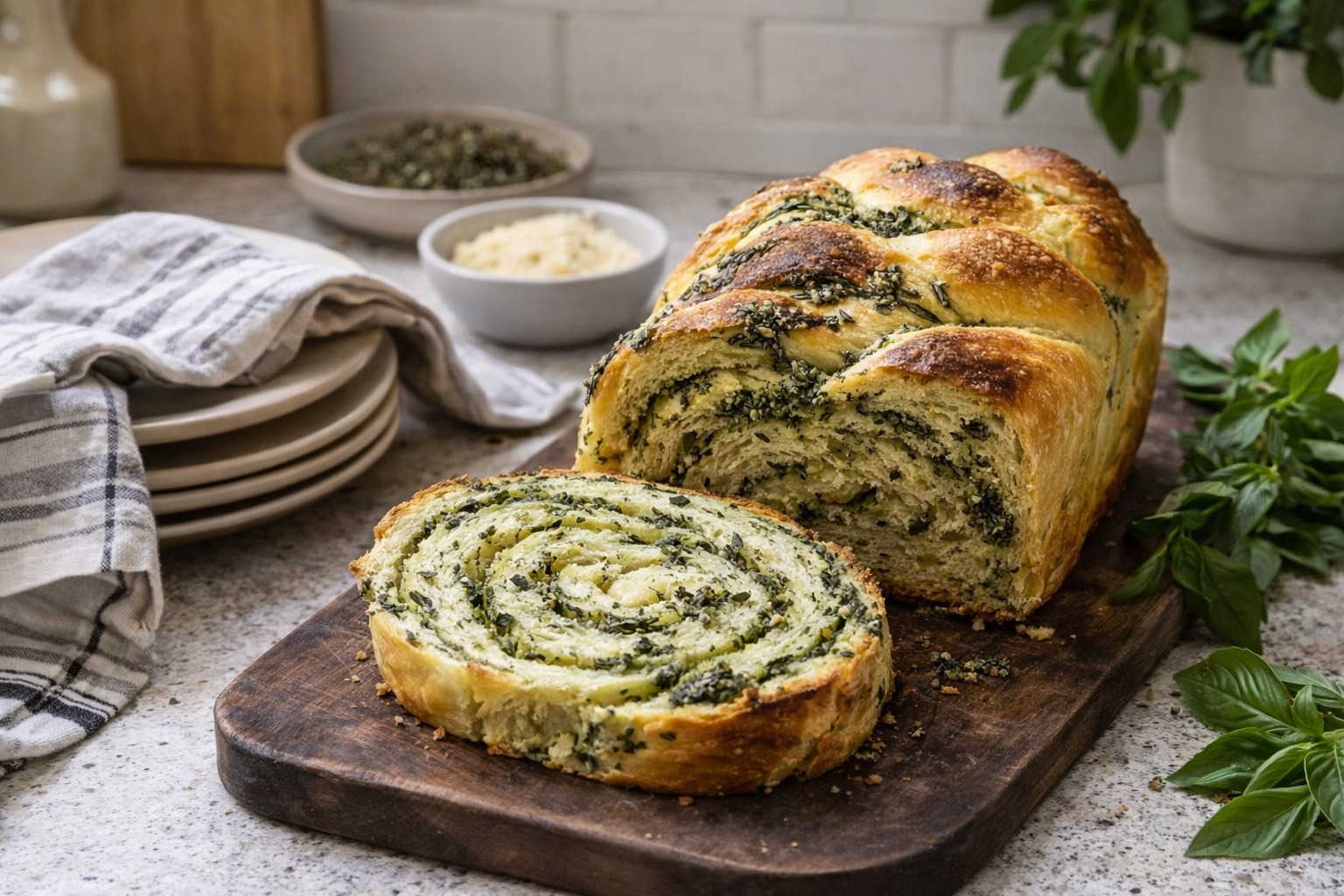 Soft-Pull-Apart-Garlic-Herb-Swirl-Bread Soft-Pull-Apart-Garlic-Herb-Swirl-Bread
