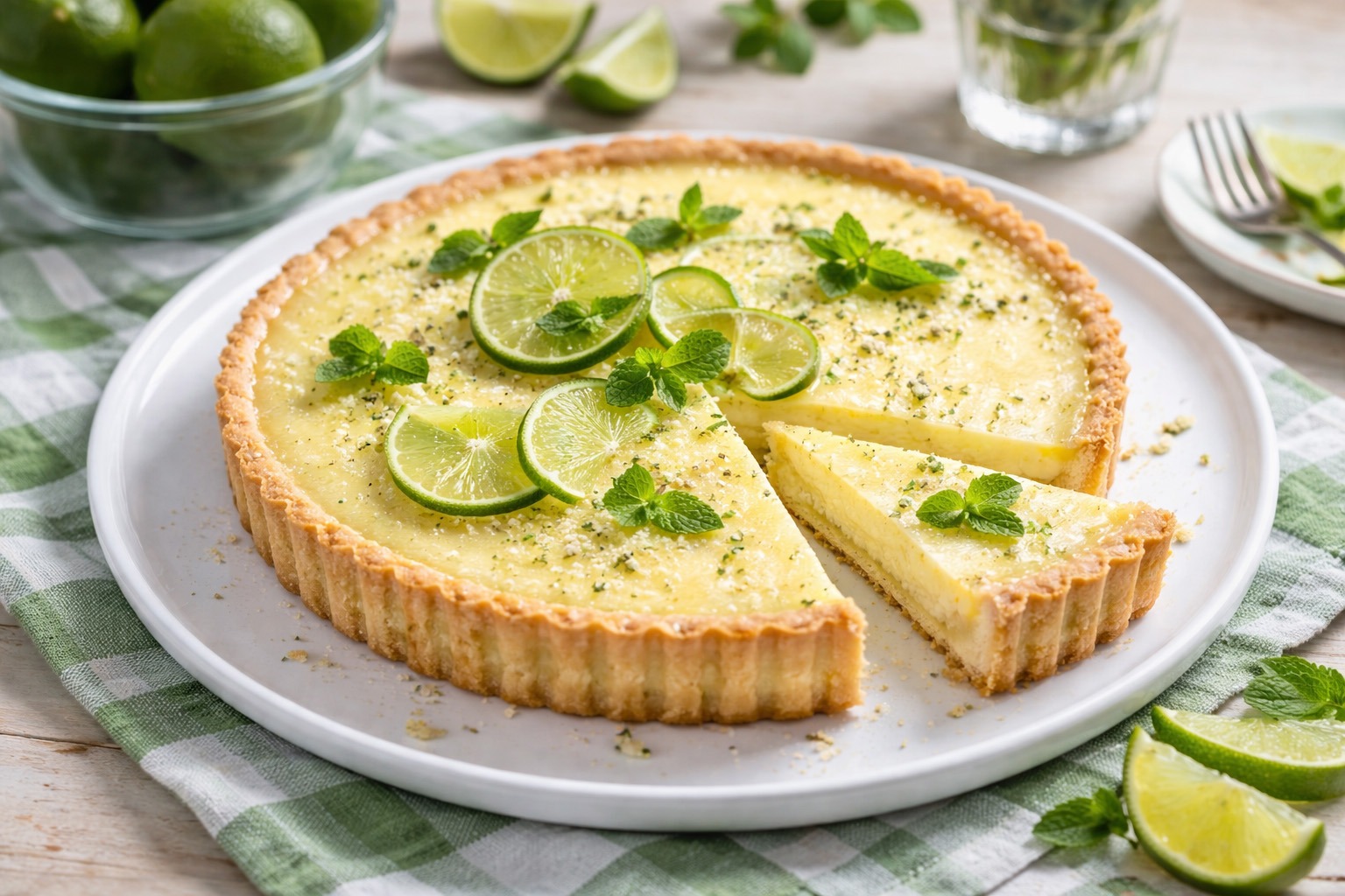 Summer-Mojito-Lime-Tart Summer-Mojito-Lime-Tart
