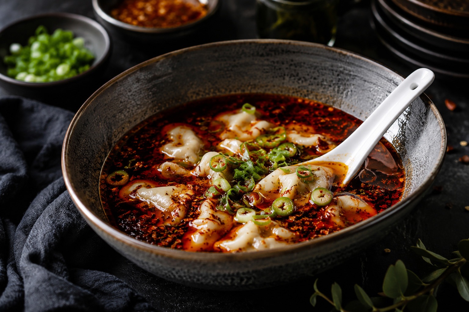Dragon's Breath Dumpling Soup