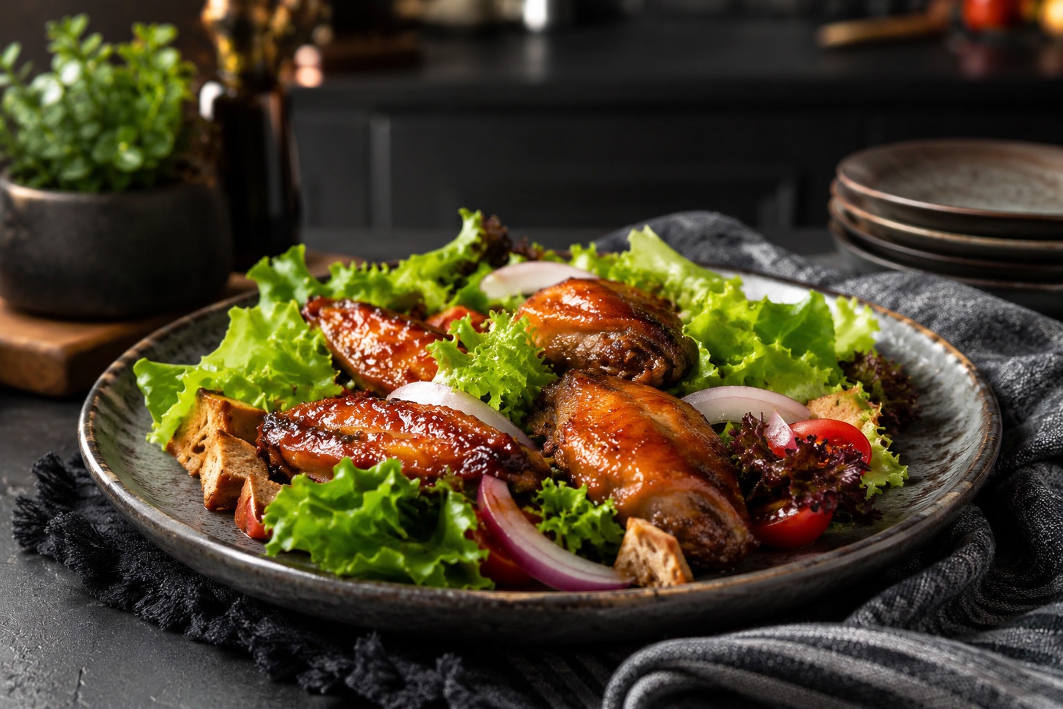 Golden Vegan Wings with Serious Crunch Golden Vegan Wings with Serious Crunch