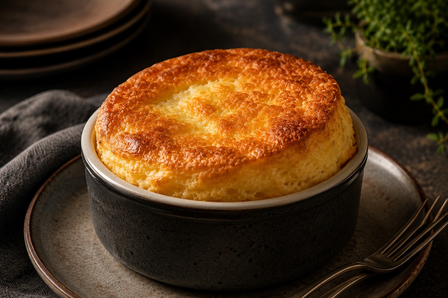 Golden Cloud Cheese Soufflé Golden Cloud Cheese Soufflé