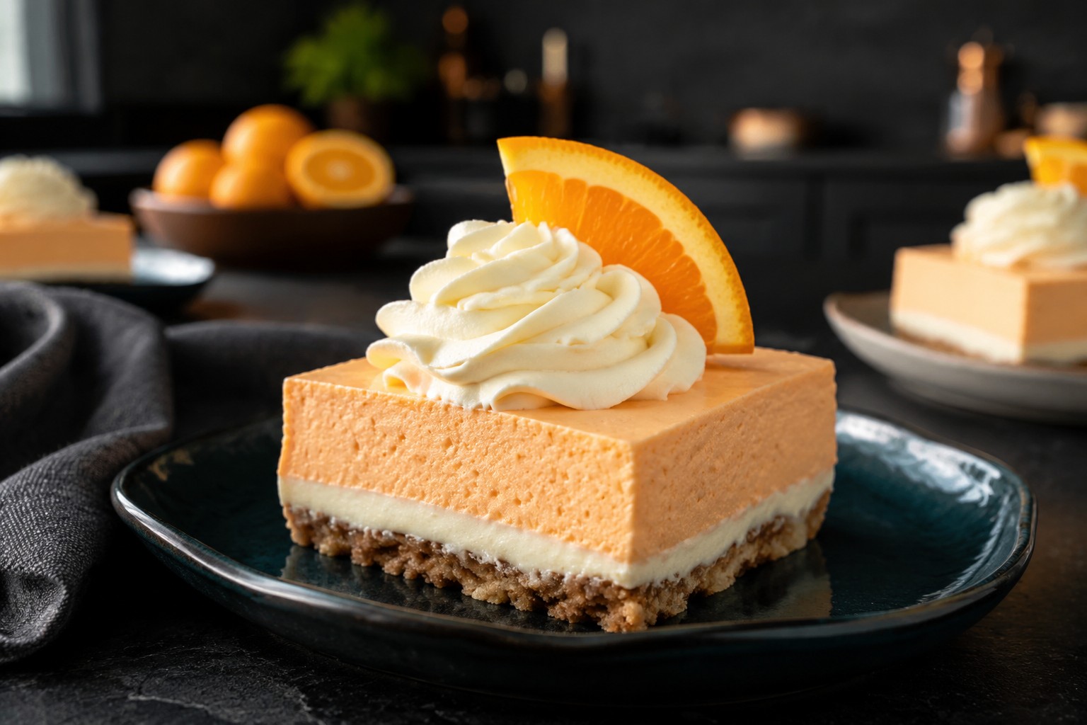 The Decadent Orange & Vanilla Slice The Decadent Orange & Vanilla Slice