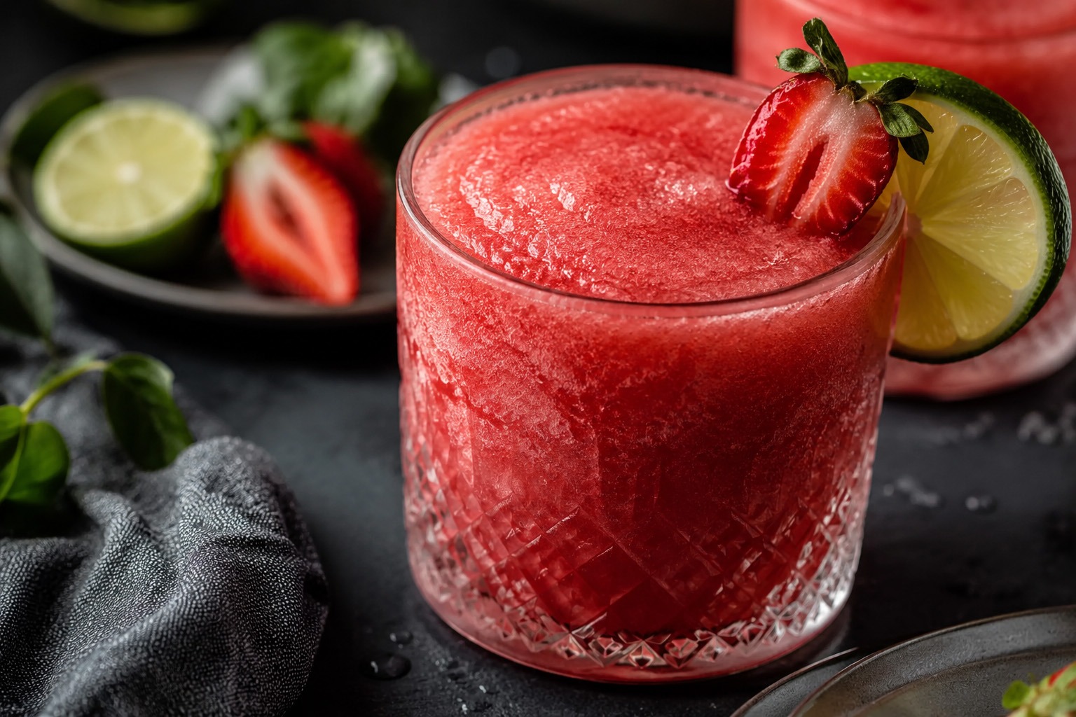 The Five-Minute Strawberry Daiquiri The Five-Minute Strawberry Daiquiri