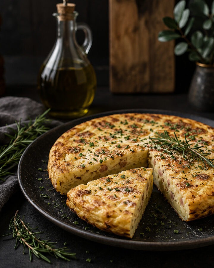 Golden Potato & Herb Italian Frittata