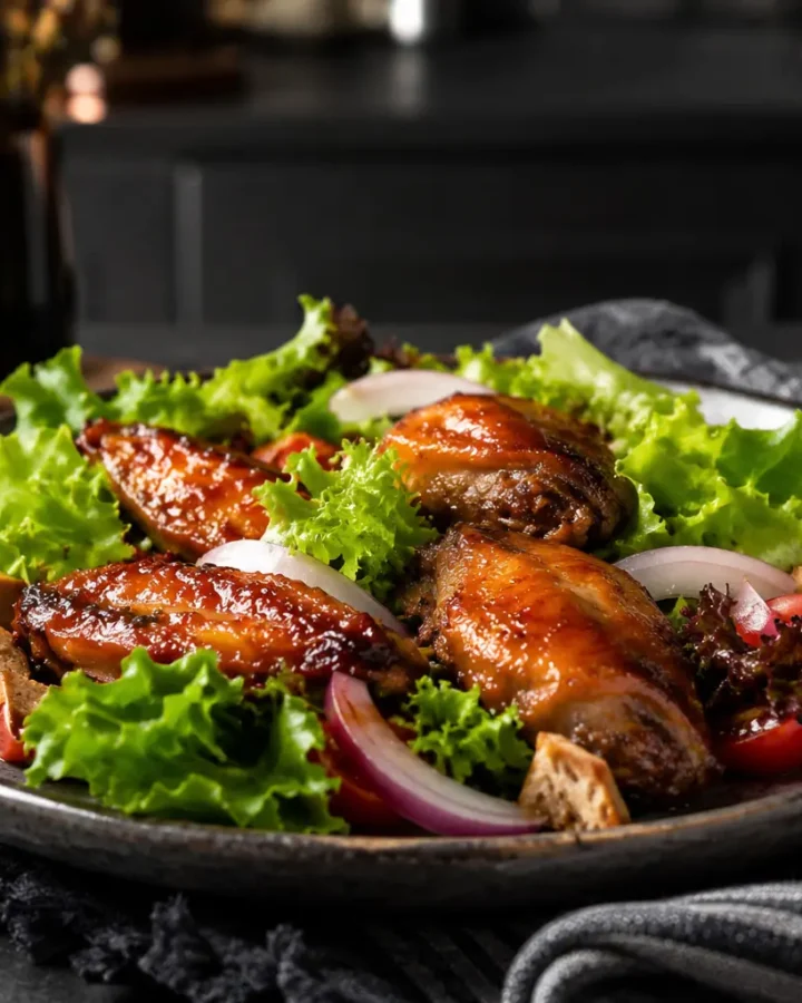 Golden Vegan Wings with Serious Crunch