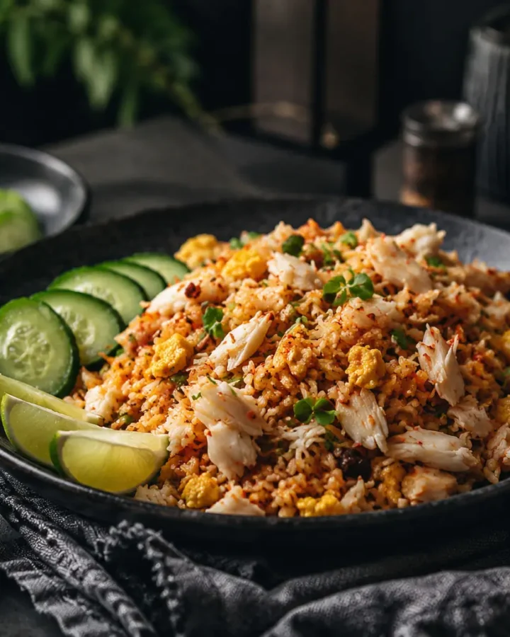 Thai Crab Rice with Chilli, Lime & Herbs